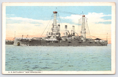 Postcard uss military - postcard,